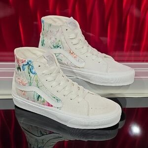 Vans Sk8-Hi Tapered Bouquet Multi Floral High Top Skate Shoes Men’s 7 Women’s 8.